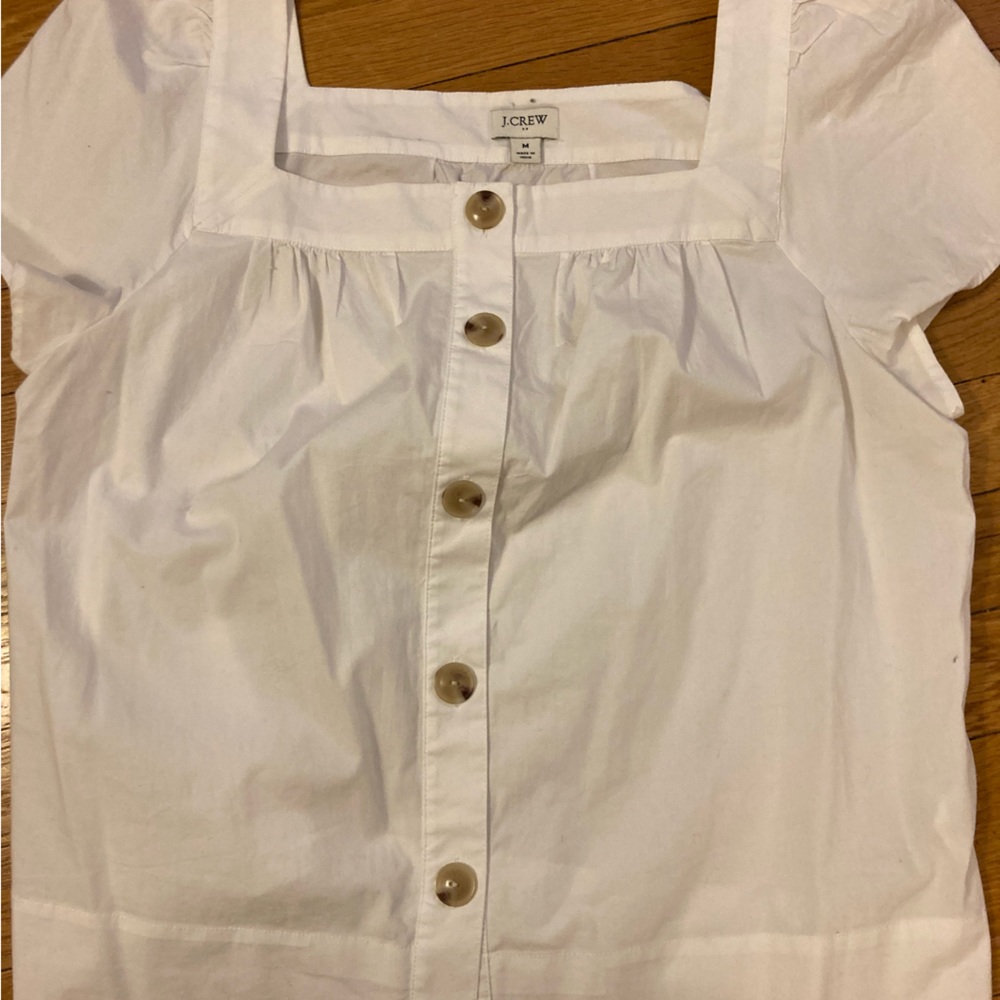 Cute white Jcrew blouse
